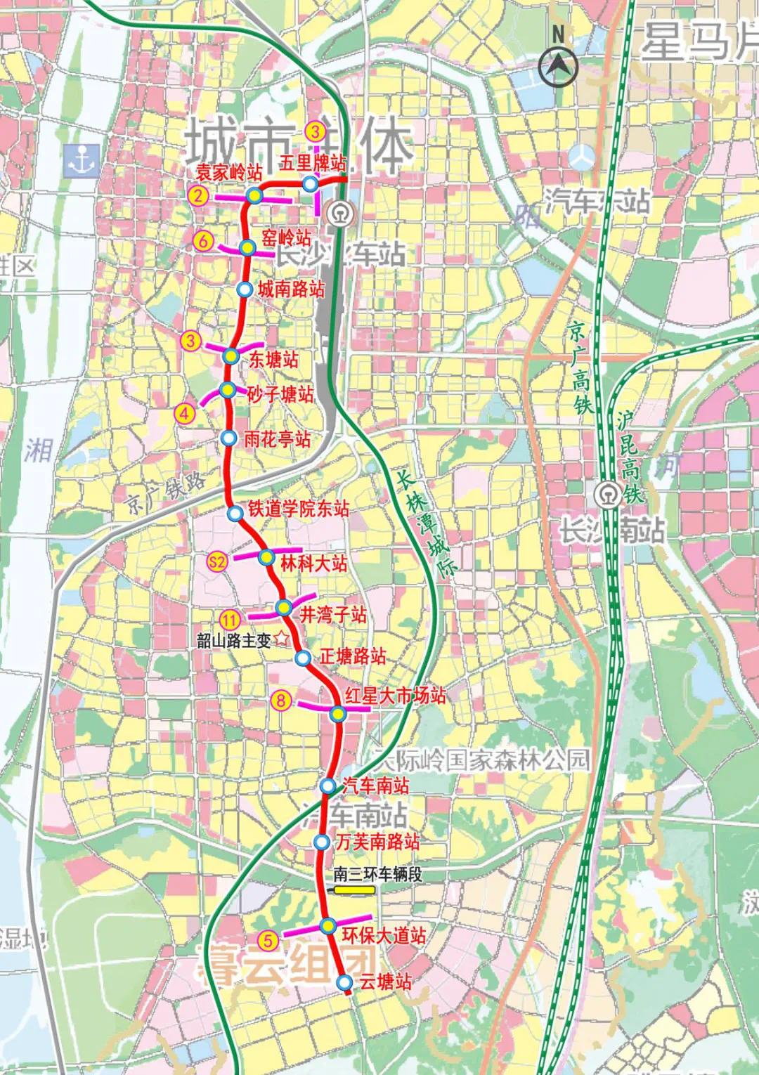 湖南长沙地铁大爆发未来几年还有这些线路建成通车