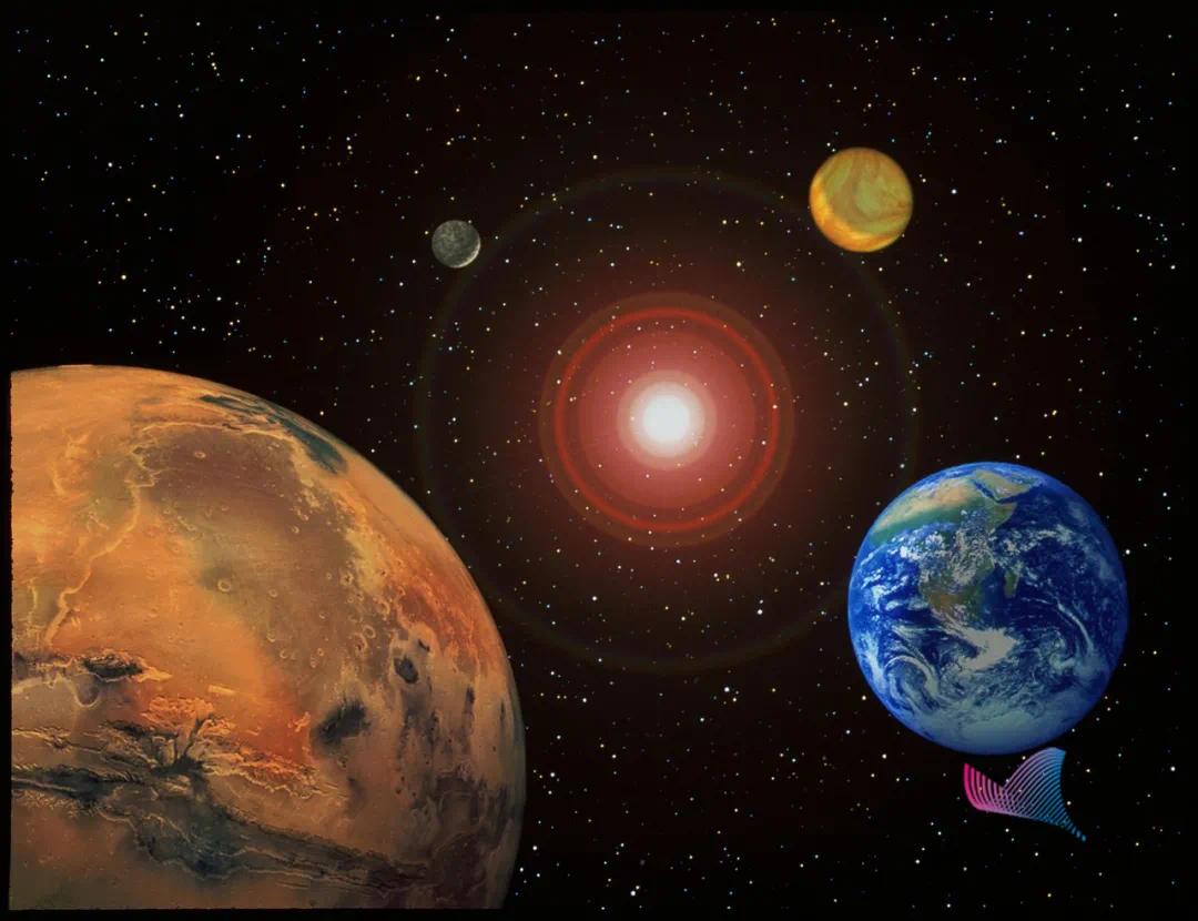 距离太阳比较远的四兄弟—— 木星,土星,天王星和海王星,因为个头太大