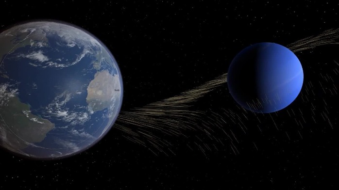 如果一颗微小的气体巨行星与地球相撞那会如何