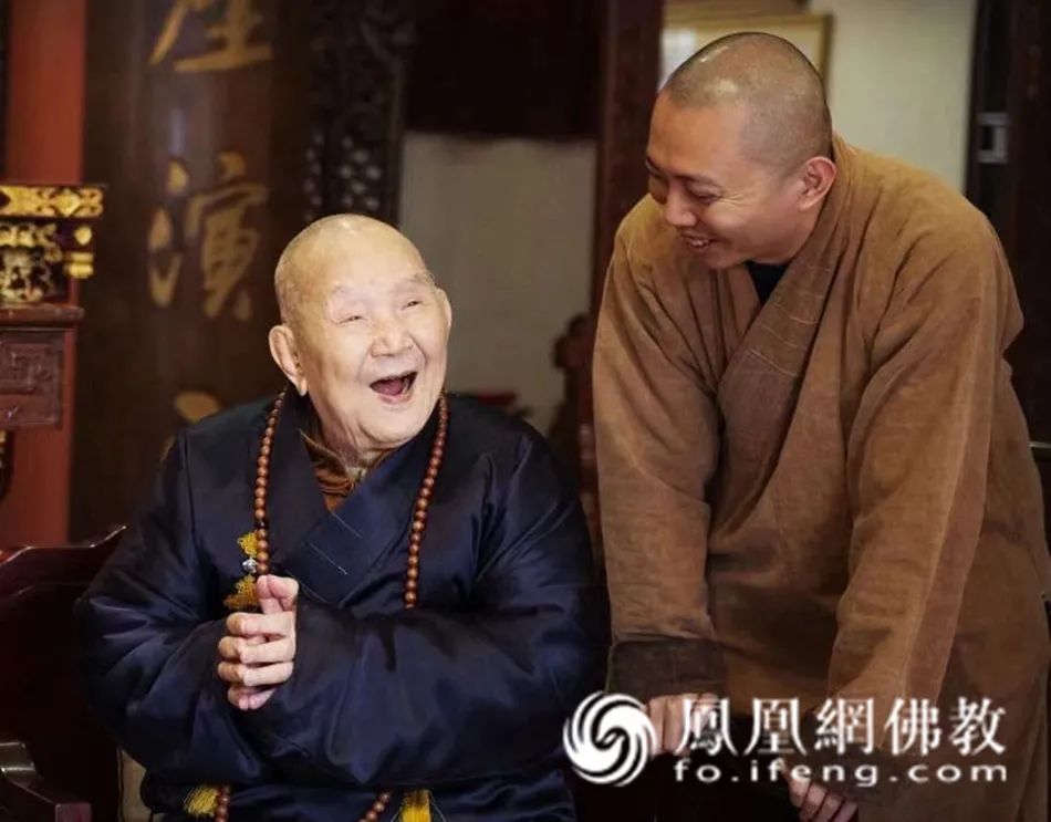 103岁高僧生前影像:一个笑容,温暖人间