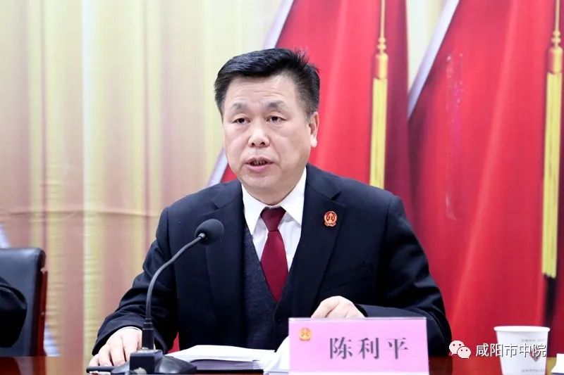 市中院党组副书记,副院长,院教育整顿领导小组副组长陈利平主持会议