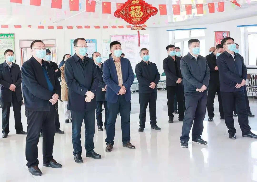 于洪涛,鲁长友赴鸡东县进行集中工作调研