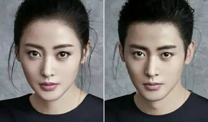 女明星们变成男生是什么样子?