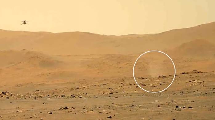 火星上的火山活动这是由毅力号拍摄的很完美