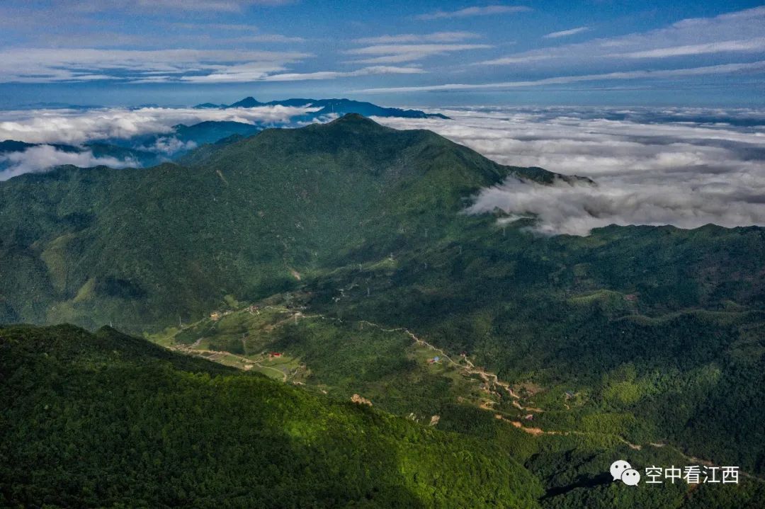 航拍武宁太平山云海翻滚 如人间仙境凤凰网江西_凤凰网