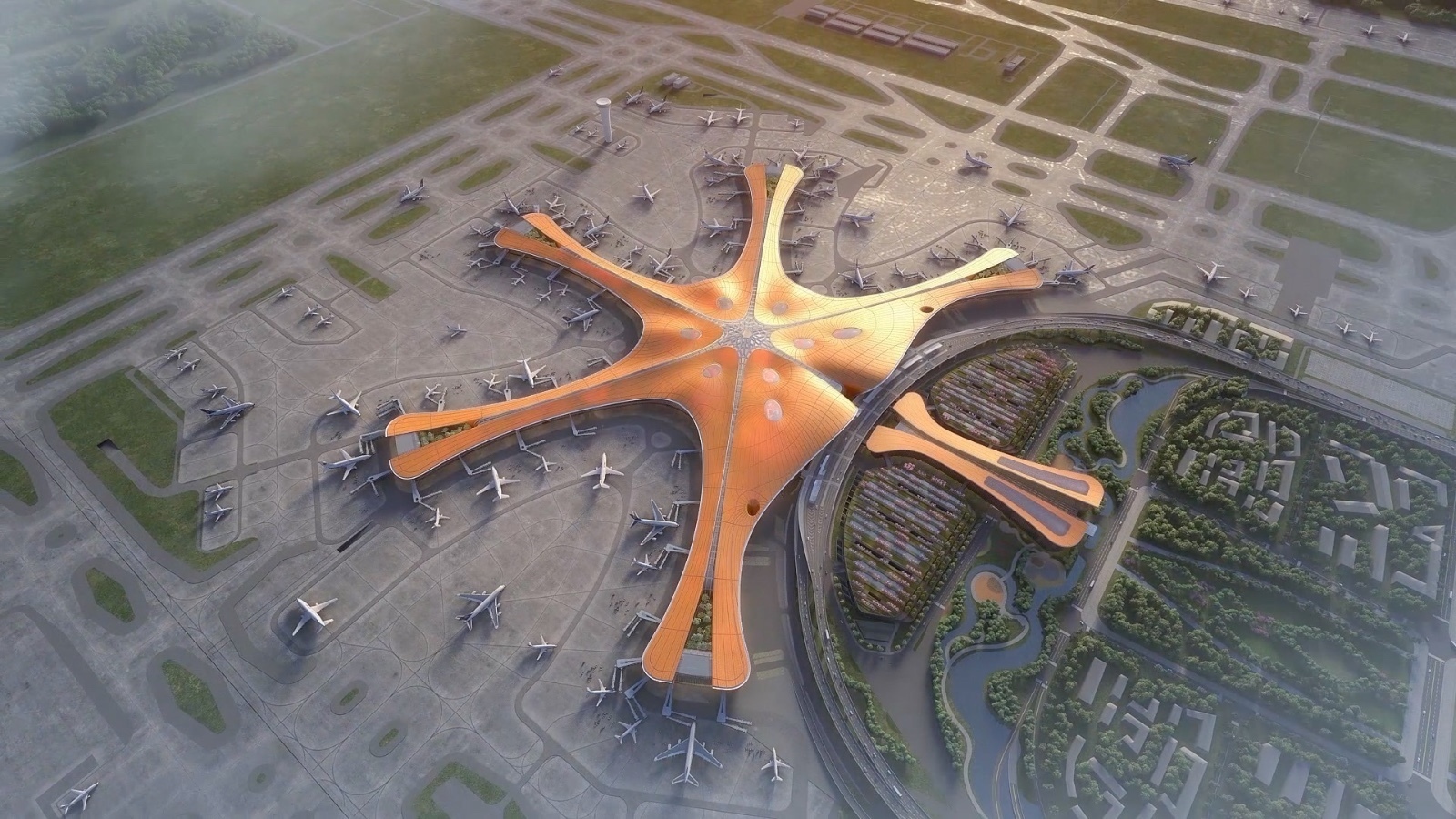 大兴国际机场为什么设计成"凤凰展翅"形态?为壮美吗