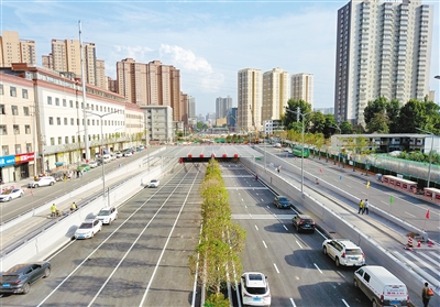 经九路陇海铁路立交工程主隧道通车 为西安市又提供一条南北主干线