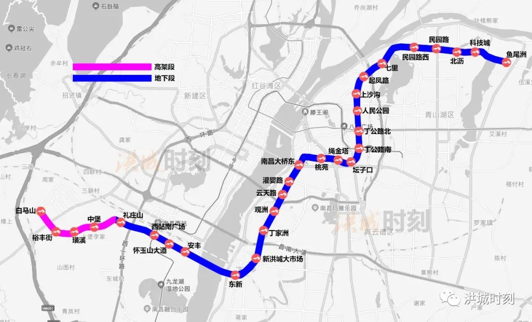 南昌地铁4号线地下站首个站点出入口利完成钢结构施工