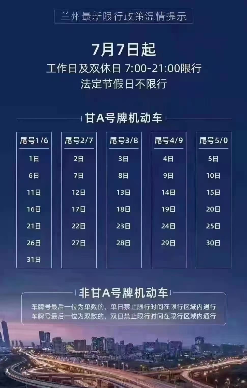 车主们 兰州今日执行新限行政策 尾号2,7请注意__凤凰网