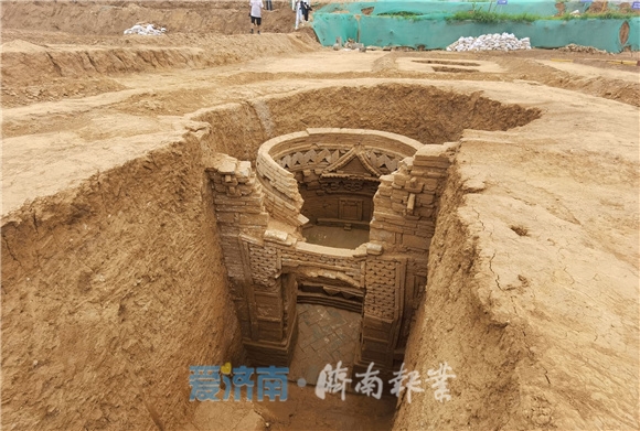 重大考古发现济南发现山东地区已知最大规模元代砖雕壁画墓群