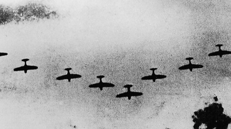 日军轰炸机入侵杭州,目标直指笕桥机场,中国空军升空迎战