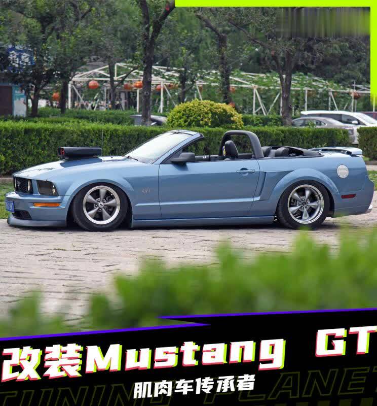 肌肉车传承者,实拍改装福特mustang gt