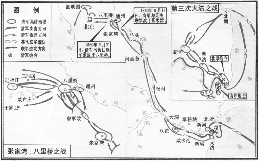 因此,在相当长一段时间内,国内部分研究者认为,清军在八里桥之战时