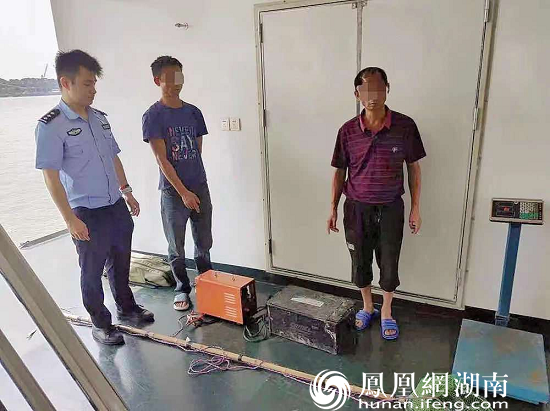 禁渔期内顶风作案 鼎城两男子非法捕鱼被抓现行