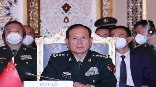 国防部长魏凤和中国在涉台港疆藏南海问题上决不妥协退让