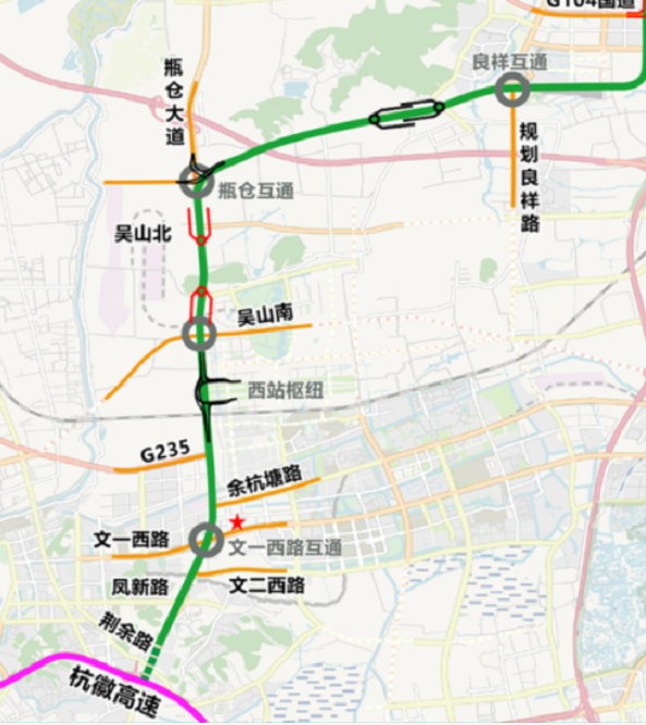 杭州资讯 市场 运溪高架路通车:崇贤与未来科技城同频共振 从南到北