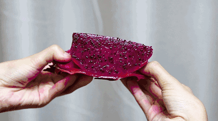 吃货圈青睐有加的红心火龙果,吃时还在扔皮吗