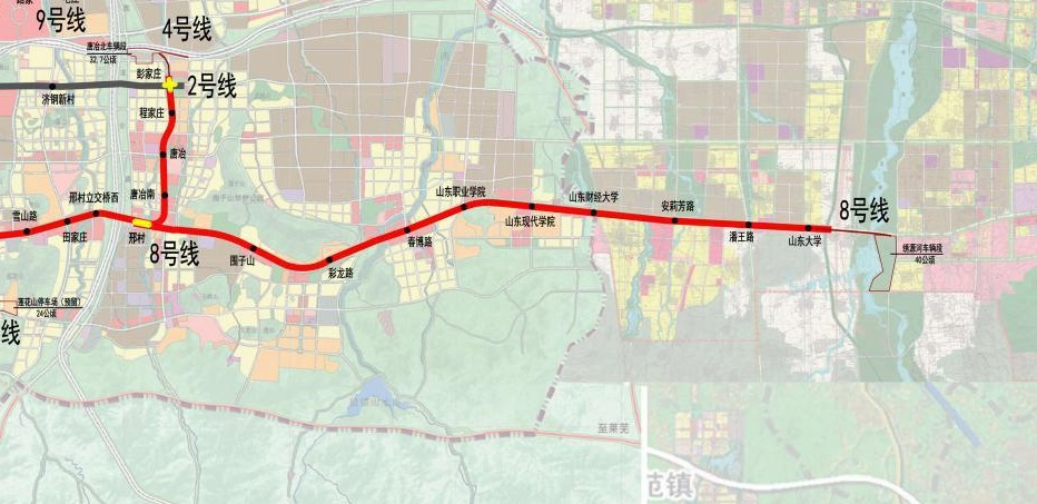 济南发布地铁8号线批前公示新增两个站点全长约22公里