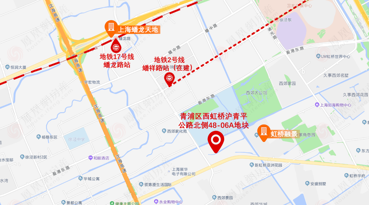 青浦区华新镇华腾路北侧21-08地块地块用途:普通商品房四至范围:东至