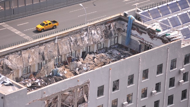 哈尔滨办公楼楼顶坍塌搜救结束事故致4死7伤
