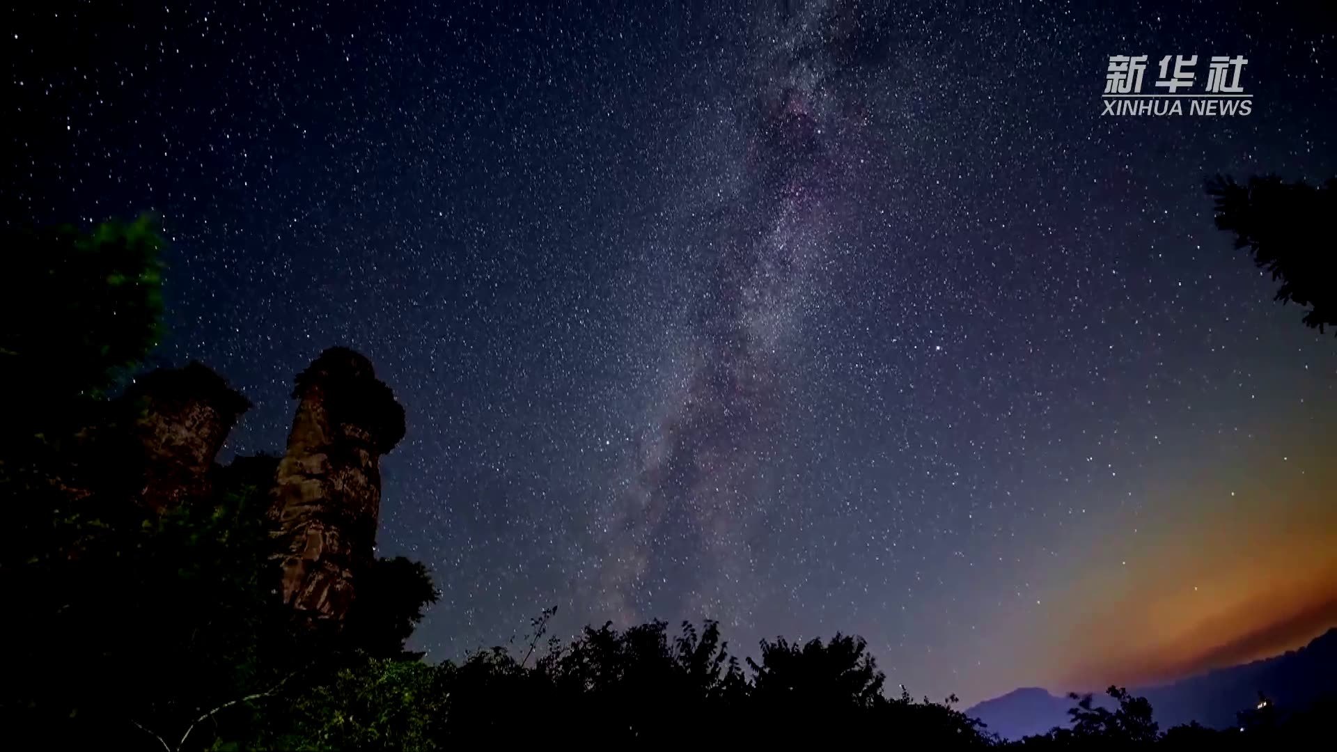 七夕碧霄星河牛郎织女星星相望