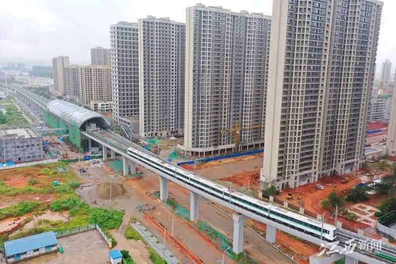 南昌地铁4号线实现全线"车通"