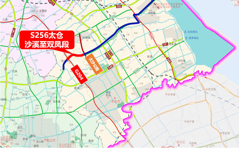 提升苏州太仓交通便利性这两条道路建设又有新进展
