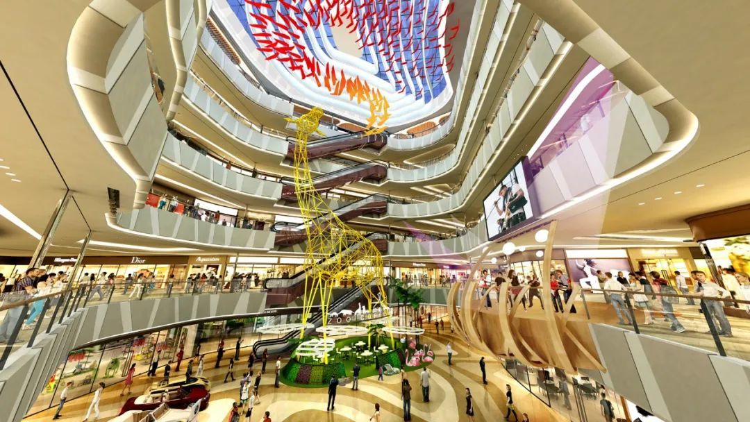 购物中心 总建筑面积:115000m&sup2; 设计范围:室内设计 1 惠州印象城