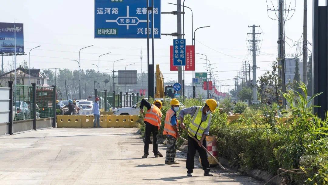 盛装迎接省运会泰州海陵区加快各项重点工程建设