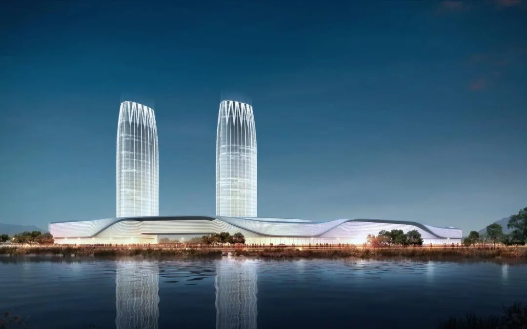 台州国际博览中心项目正式开工!中心城区又将新添一地标性建筑