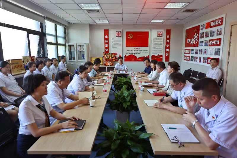 刘勤社赴陕西省人民医院开展基层党建联系点调研活动