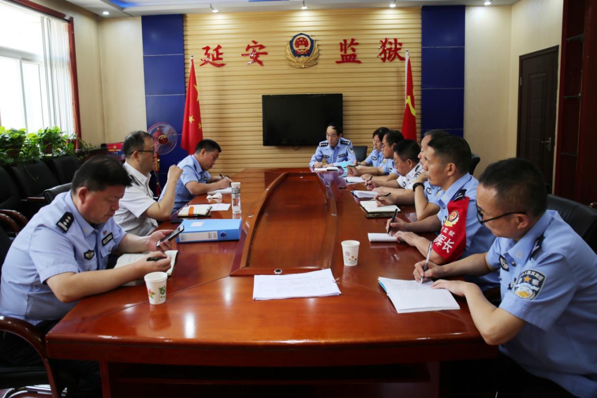 陕西省监狱管理局督察组在延安监狱检查安保维稳工作