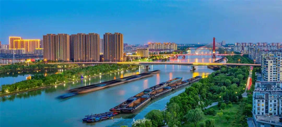 宿迁市跨京杭运河大桥建设进入"快车道"