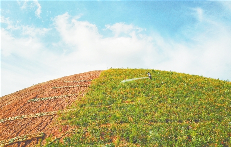 江铜矿区:矿山复绿(图)