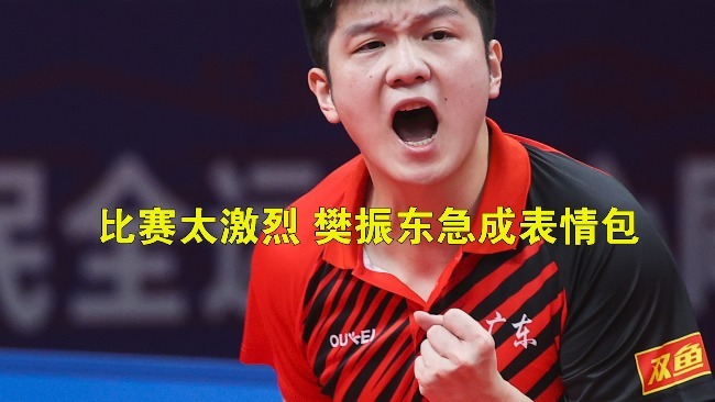 樊振东战胜马龙率广东男团全运夺金小胖急成表情包
