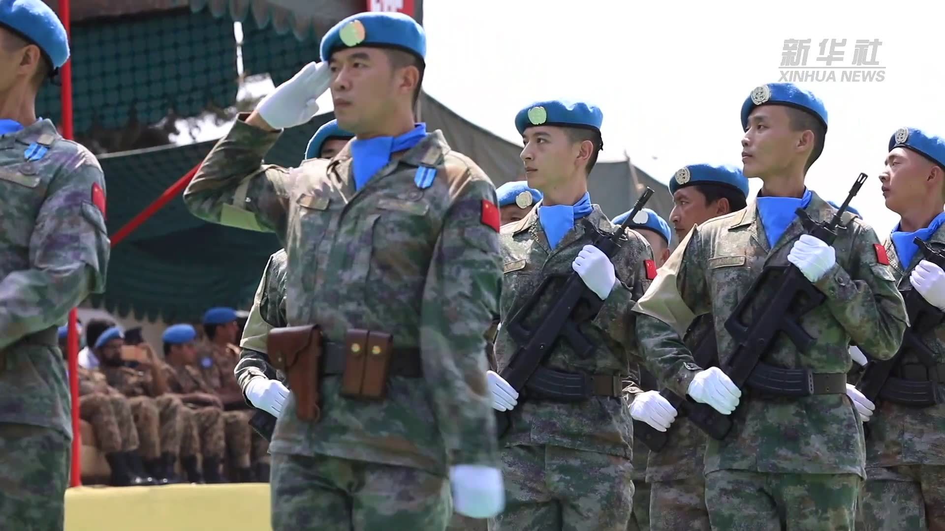 祖国颂中华好儿女中国赴刚果金维和部队官兵在海外为祖国庆生