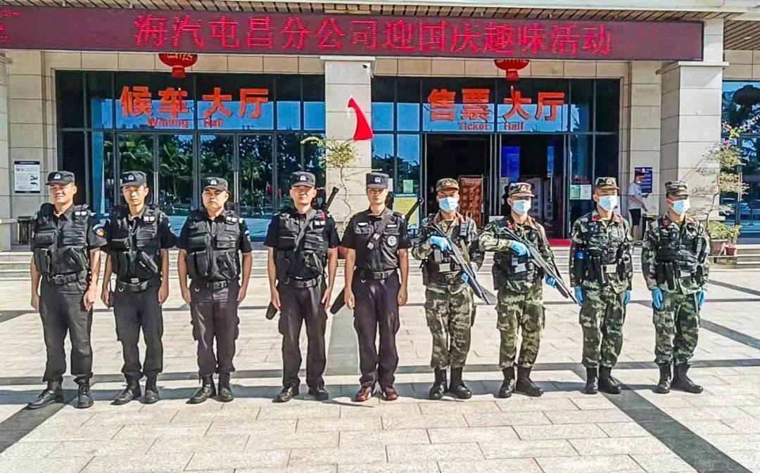 海南公安武警联勤武装巡逻 全天候守护您的平安