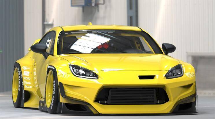 rocketbunny宽体加持改装丰田gr86