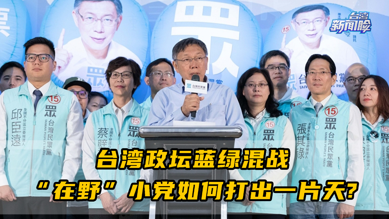 台湾政坛蓝绿混战在野小党如何打出一片天