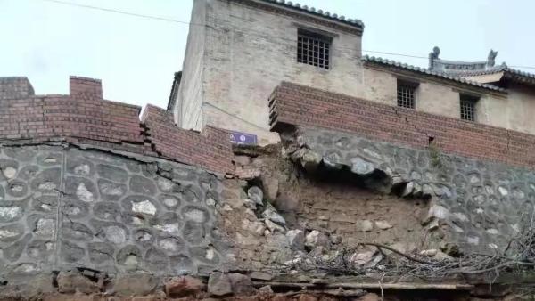 山西暴雨多处古建筑不同程度损害平遥古城墙坍塌晋祠漏水