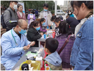 学党史办实事丨西安市儿童医院开展社区义诊活动