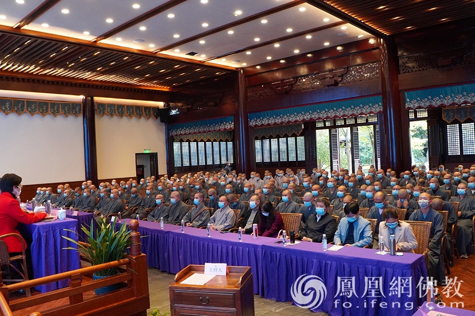 江苏佛学院寒山学院清凉学院2021年秋季开学典礼在重元寺举行
