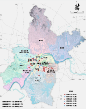武汉创新街区,园区,楼宇空间分布图武汉市政数局副局长李宗华介绍