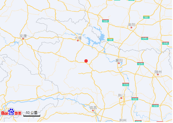 湖北襄阳市保康县发生3.0级地震 震源深度8千米