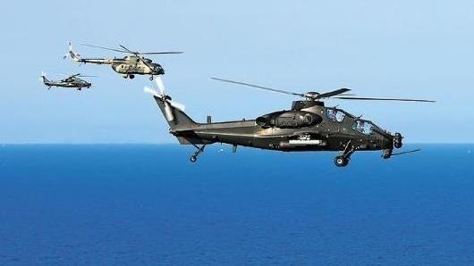 解放军武直10和运输直升机米17巡航台海有何玄机