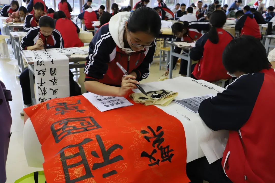书画大赛平度实验中学献礼建党百年祝福伟大祖国