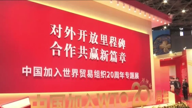 中国入世20周年专题展亮相第四届进博会