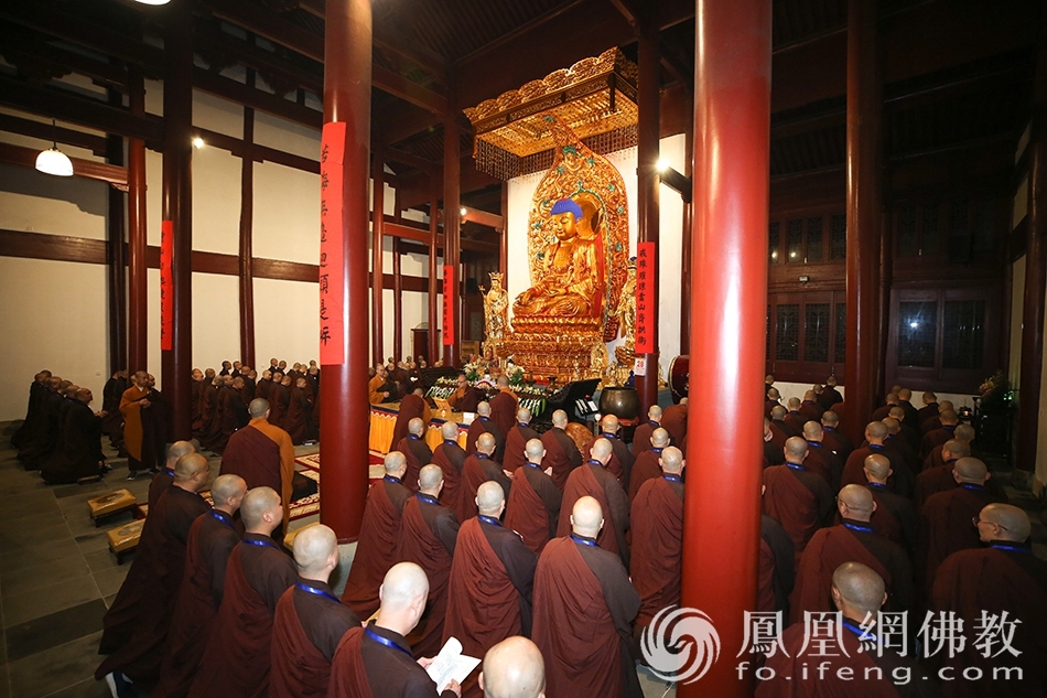 普陀山普济禅寺辛丑年传授三坛大戒举行正授比丘戒