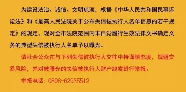 姓名:薛献涛住址:海口市琼山区海府路116号华汇别墅小区26栋欠款数额