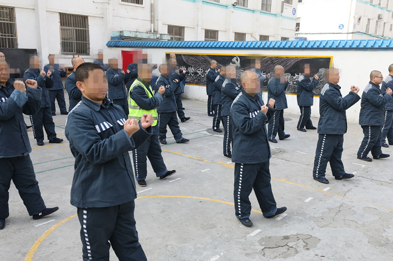渭南监狱强体防疫促改造亮丽风景树新风